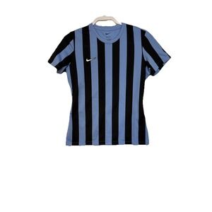 Nike Womens Dri-FIT Division IV Soccer Jersey Small Sky Blue Black CW3818-448